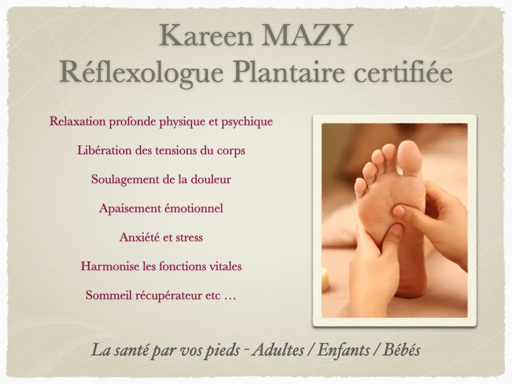 Kareen Guillemin Mazy Sophrologue Réflexologue plantaire Naturopathe · Photos 2