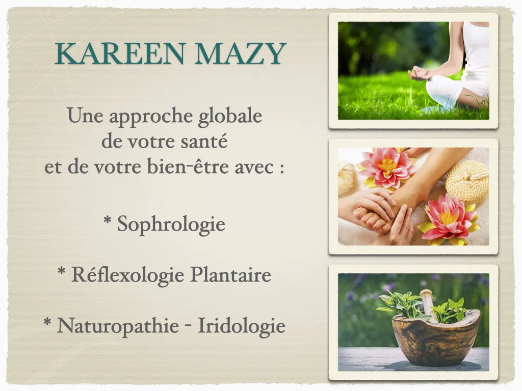 Kareen Guillemin Mazy Sophrologue Réflexologue plantaire Naturopathe · Photos 4